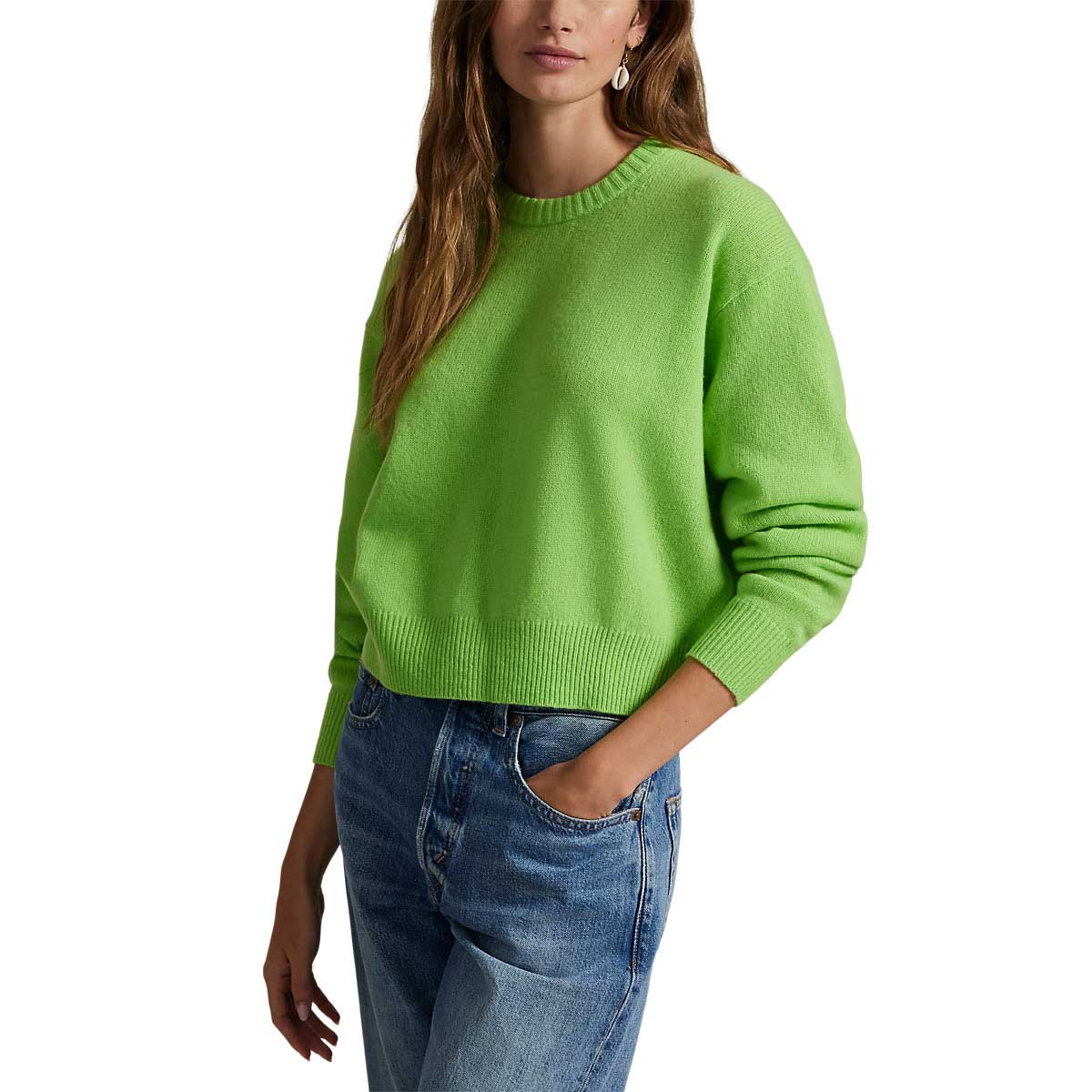 Polo Ralph Lauren Cropped Crewneck Sweater